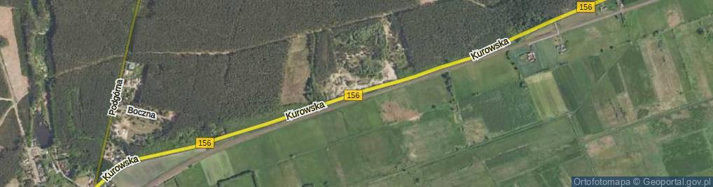 Zdjęcie satelitarne Kurowska ul.