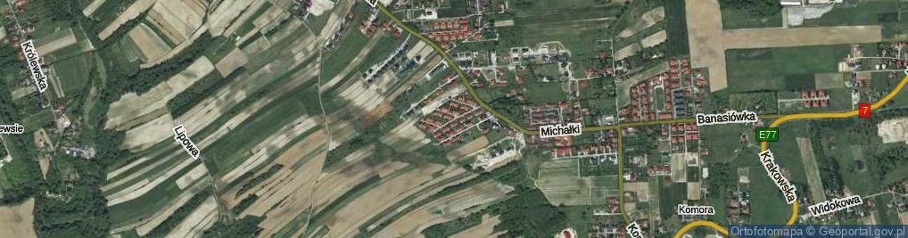 Zdjęcie satelitarne Kwiaty Polne ul.