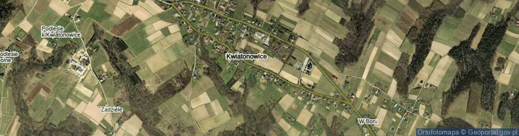 Zdjęcie satelitarne Kwiatonowice ul.