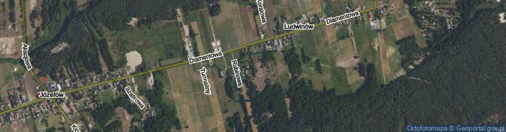 Zdjęcie satelitarne Kwarcowa ul.