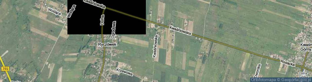 Zdjęcie satelitarne Kwaśniowska ul.