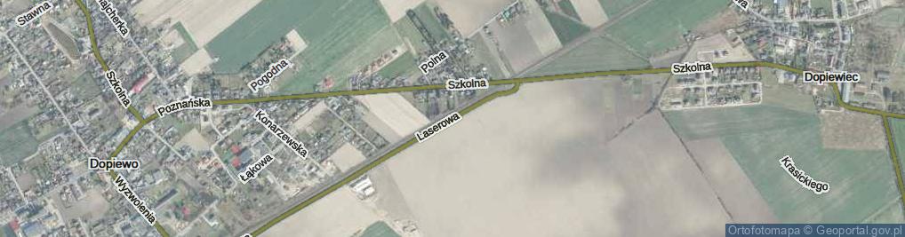 Zdjęcie satelitarne Laserowa ul.