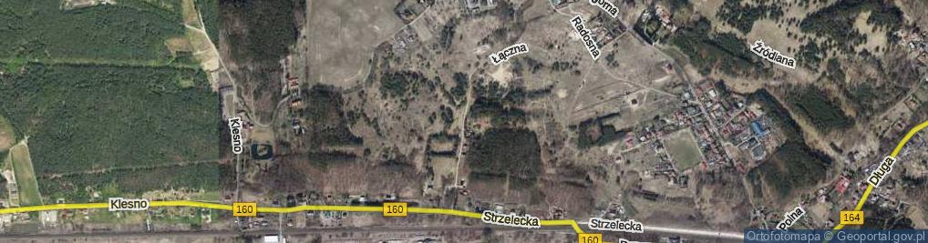 Zdjęcie satelitarne Łączna ul.