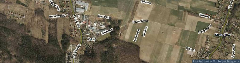 Zdjęcie satelitarne Lazurowa ul.