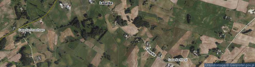 Zdjęcie satelitarne Lasanka ul.