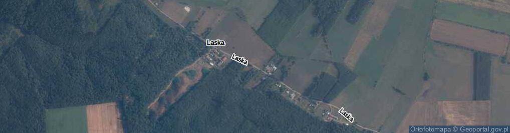 Zdjęcie satelitarne Laska ul.