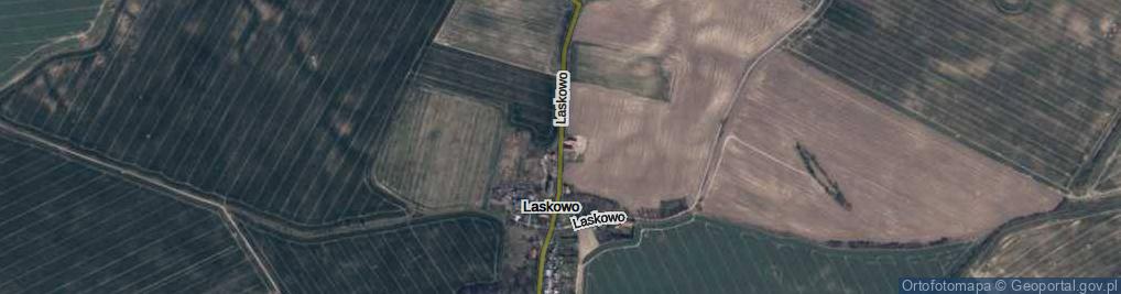 Zdjęcie satelitarne Laskowo ul.