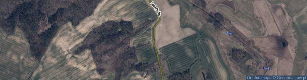 Zdjęcie satelitarne Laskówko ul.
