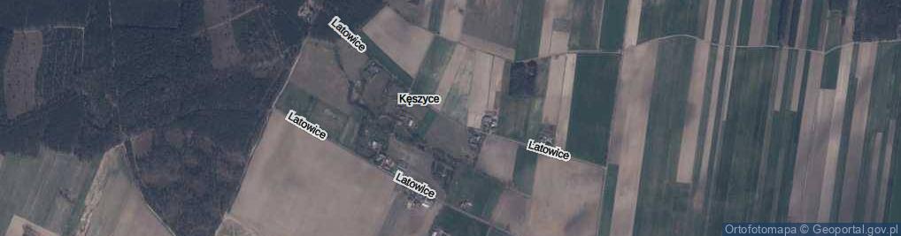 Zdjęcie satelitarne Latowice ul.