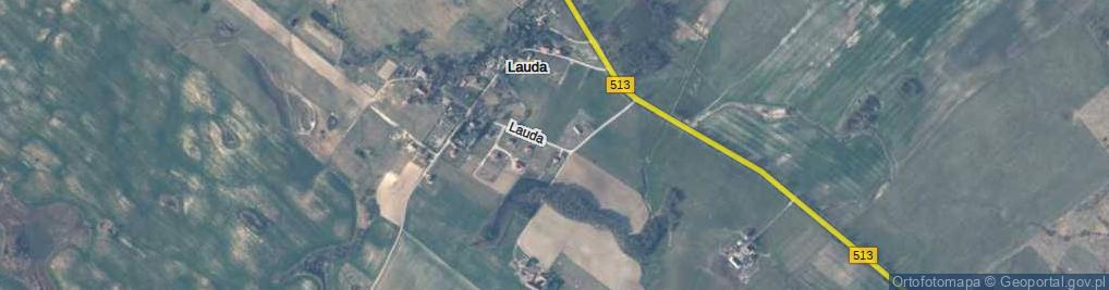 Zdjęcie satelitarne Lauda ul.