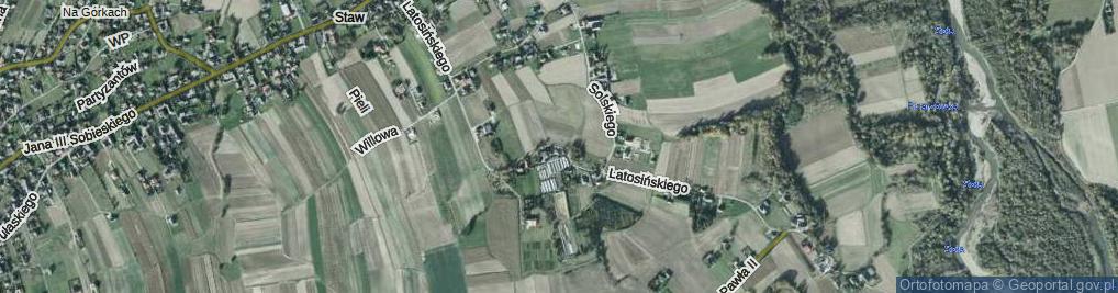 Zdjęcie satelitarne Latosińskiego Józefa ul.
