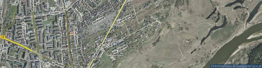 Zdjęcie satelitarne Łączna ul.