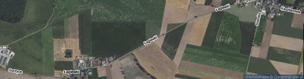 Zdjęcie satelitarne Łagiewki ul.