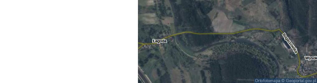 Zdjęcie satelitarne Łagoda ul.