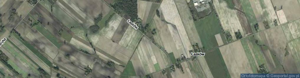 Zdjęcie satelitarne Łasków ul.