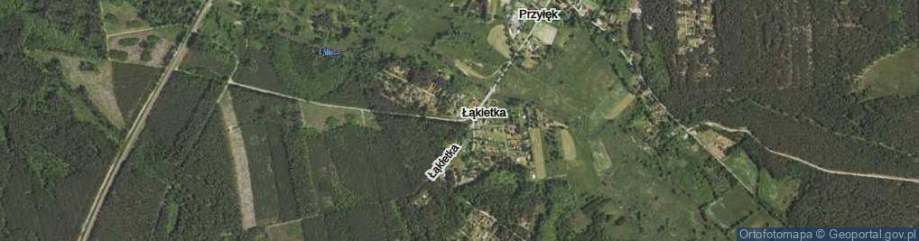 Zdjęcie satelitarne Łąkietka ul.