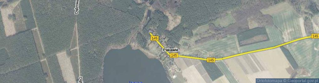 Zdjęcie satelitarne Leśnictwo Kłodzisko ul.