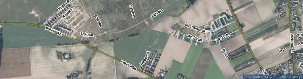 Zdjęcie satelitarne Letnia ul.