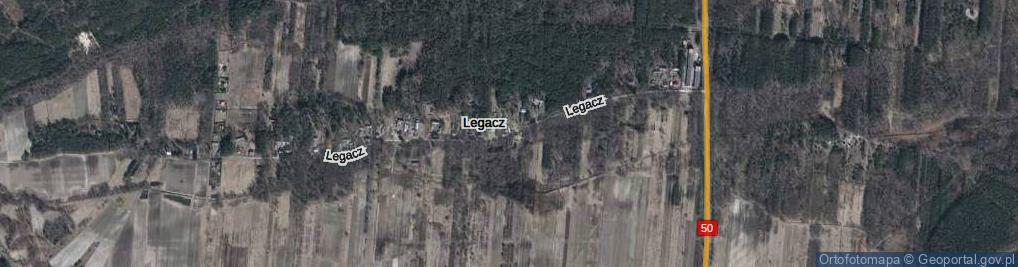 Zdjęcie satelitarne Legacz ul.