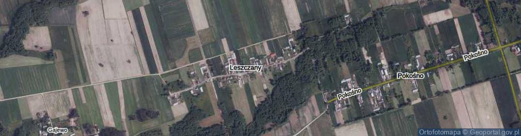 Zdjęcie satelitarne Leszczany ul.