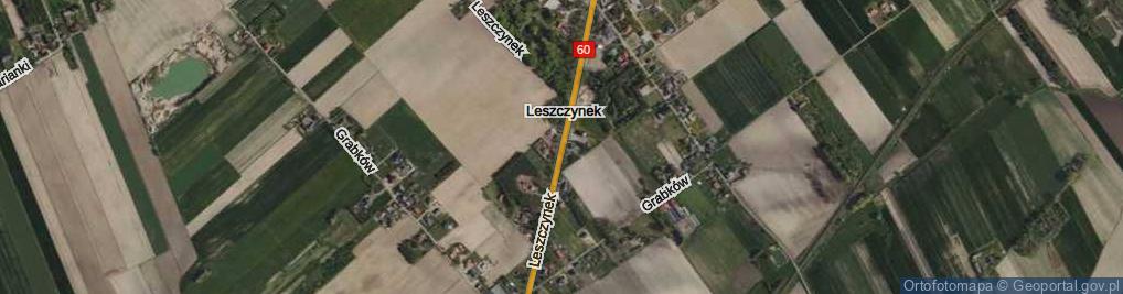 Zdjęcie satelitarne Leszczynek ul.