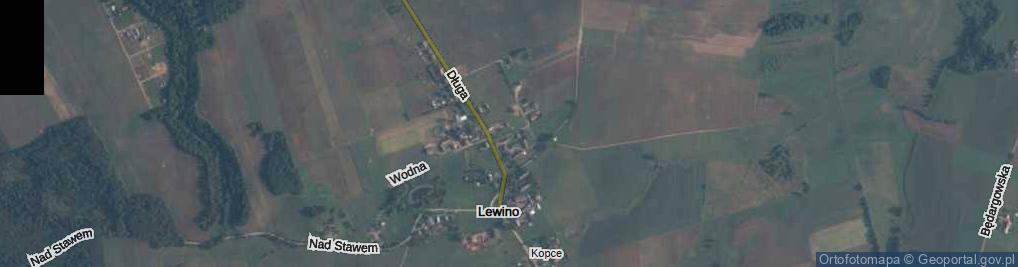 Zdjęcie satelitarne Lewino ul.