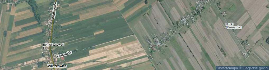 Zdjęcie satelitarne Lewoszów ul.