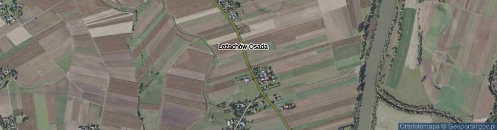 Zdjęcie satelitarne Leżachów-Osada ul.