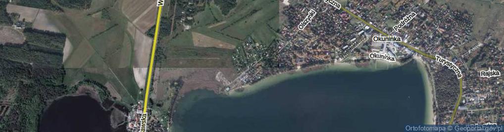 Zdjęcie satelitarne Łęgowa ul.