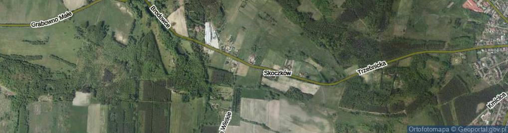 Zdjęcie satelitarne Leśne Domy ul.