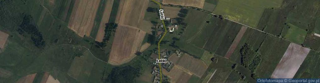 Zdjęcie satelitarne Łebki ul.