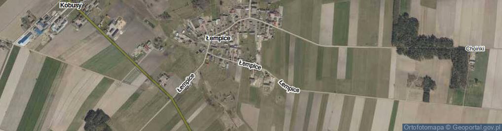 Zdjęcie satelitarne Łempice ul.