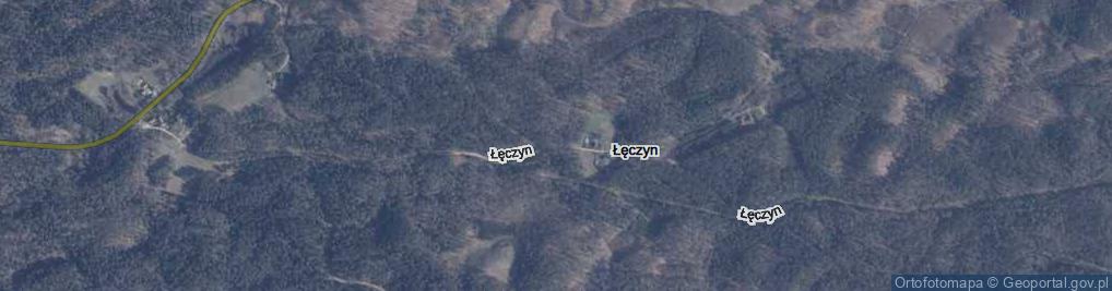 Zdjęcie satelitarne Łęczyn ul.