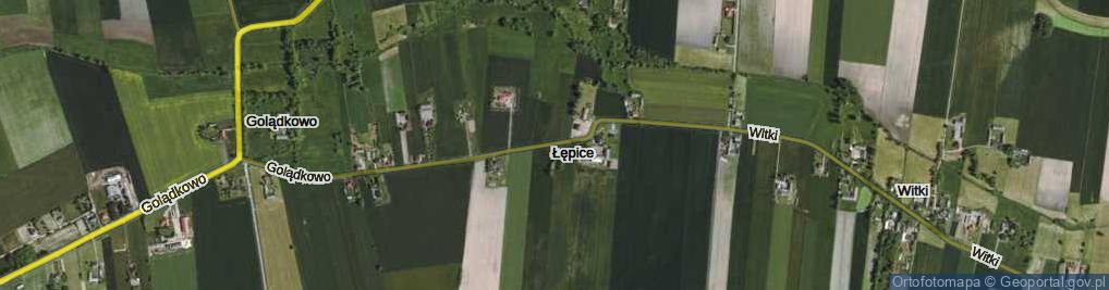 Zdjęcie satelitarne Łępice ul.