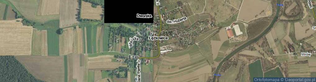 Zdjęcie satelitarne Łężkowice ul.