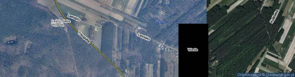 Zdjęcie satelitarne Letnisko ul.