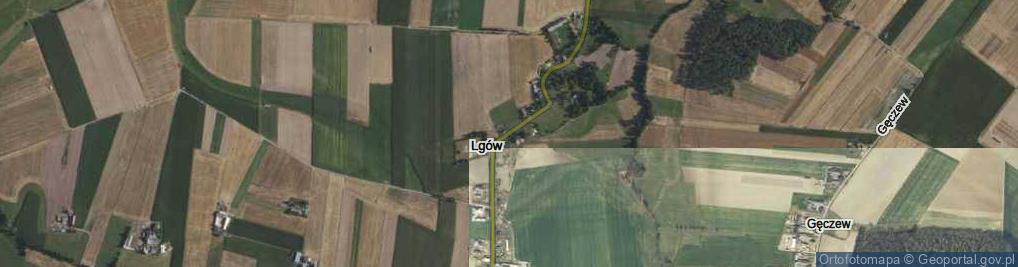 Zdjęcie satelitarne Lgów ul.