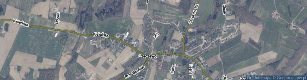 Zdjęcie satelitarne Licy Anastazego, ks. ul.