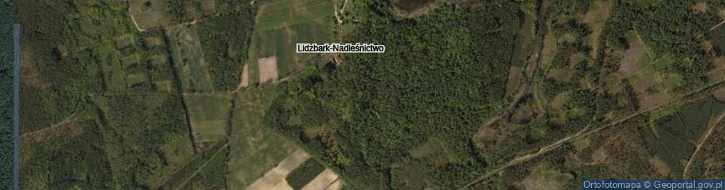 Zdjęcie satelitarne Lidzbark-Nadleśnictwo ul.