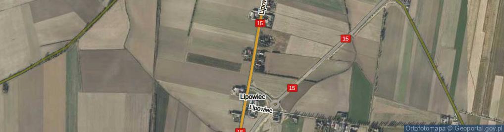 Zdjęcie satelitarne Lipowiec ul.