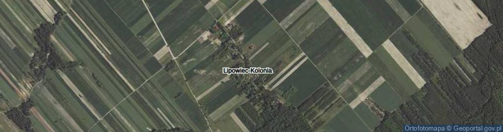 Zdjęcie satelitarne Lipowiec-Kolonia ul.