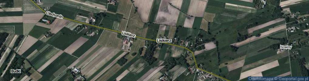 Zdjęcie satelitarne Lisikierz ul.
