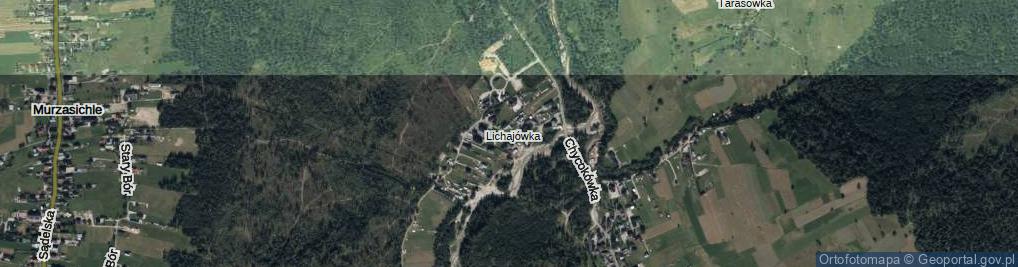 Zdjęcie satelitarne Lichajówki ul.