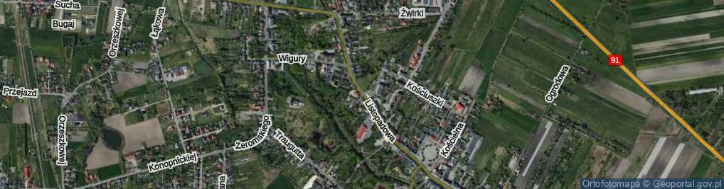 Zdjęcie satelitarne Listopadowa ul.