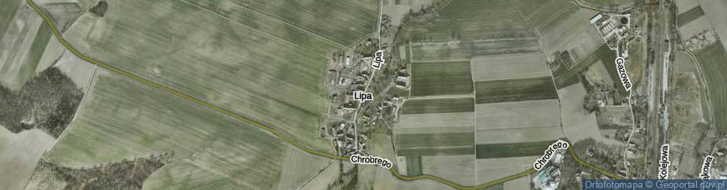 Zdjęcie satelitarne Lipa ul.