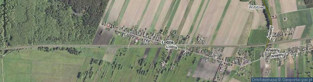 Zdjęcie satelitarne Łodzia ul.