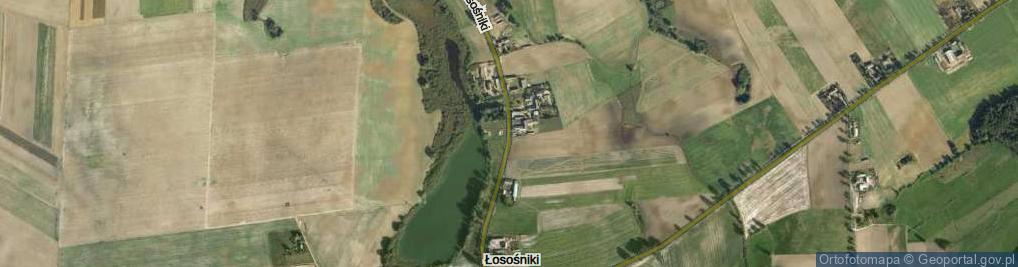 Zdjęcie satelitarne Łosośniki ul.