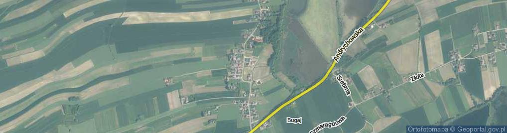 Zdjęcie satelitarne Łowiczki ul.