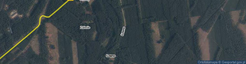 Zdjęcie satelitarne Łowno ul.