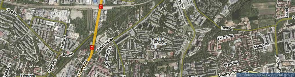 Zdjęcie satelitarne Łuszczkiewicza Władysława ul.